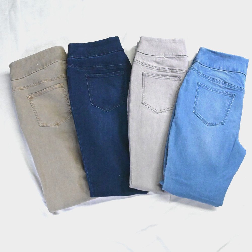 Chico's Women's Jeggings in Beige, Navy, Light Gray, and Sky Blue